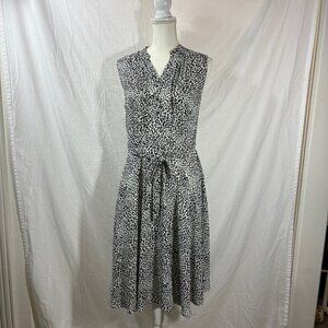 Nanette Lepore Cheetah Print fit & flare dress